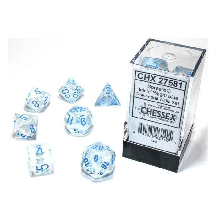 Borealis Luminary Icicle with Light Blue -