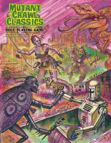 Mutant Crawl Classics RPG hardcover -