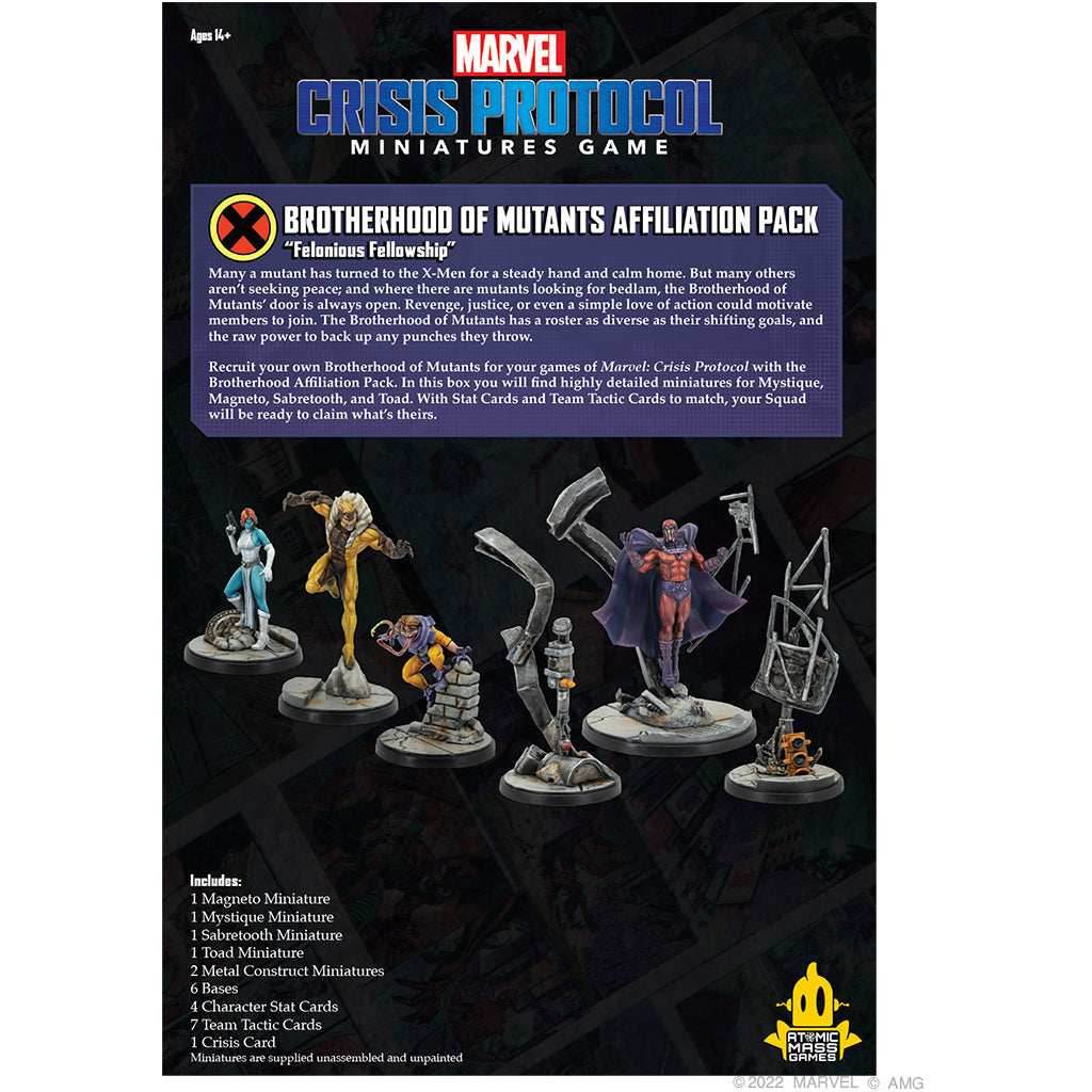 Marvel Crisis Protocol: Brotherhood of Mutants Affiliation Pack -