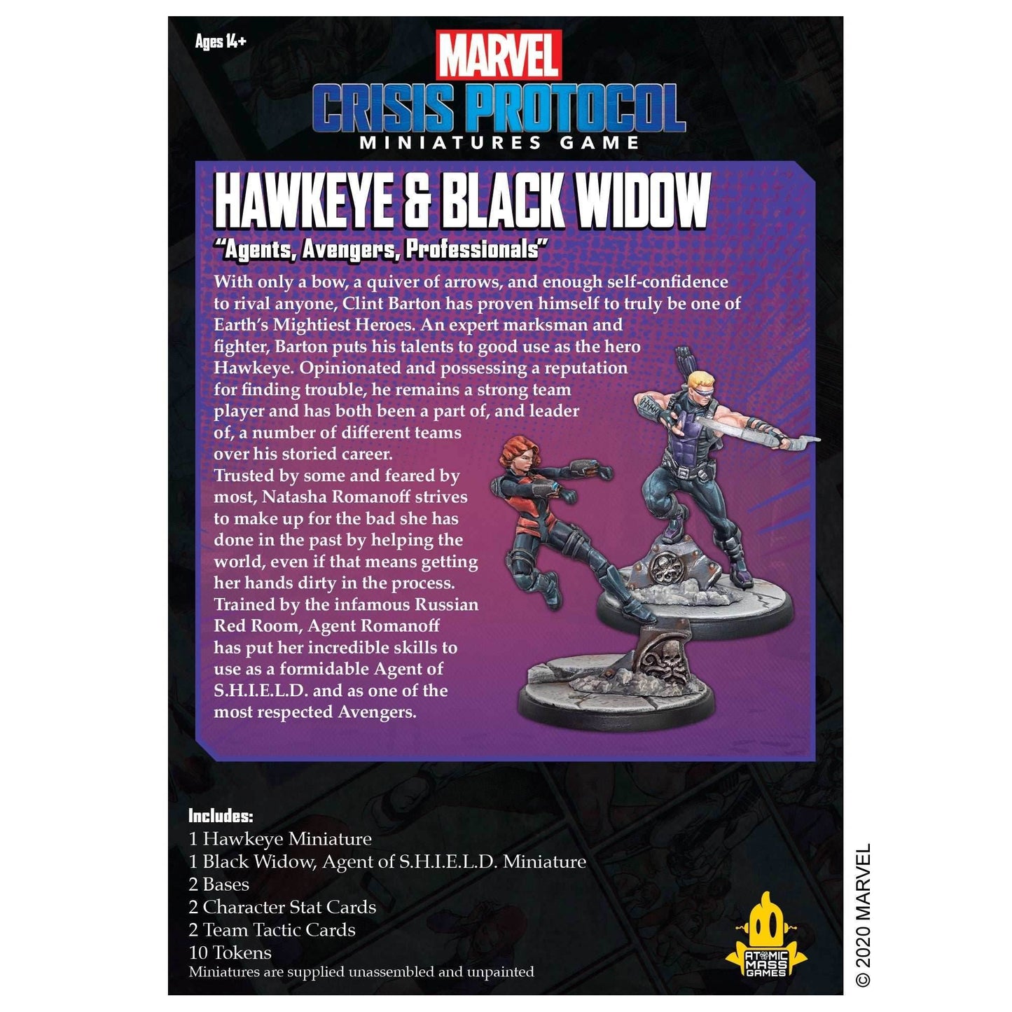Marvel Crisis Protocol: Hawkeye & Black Widow -