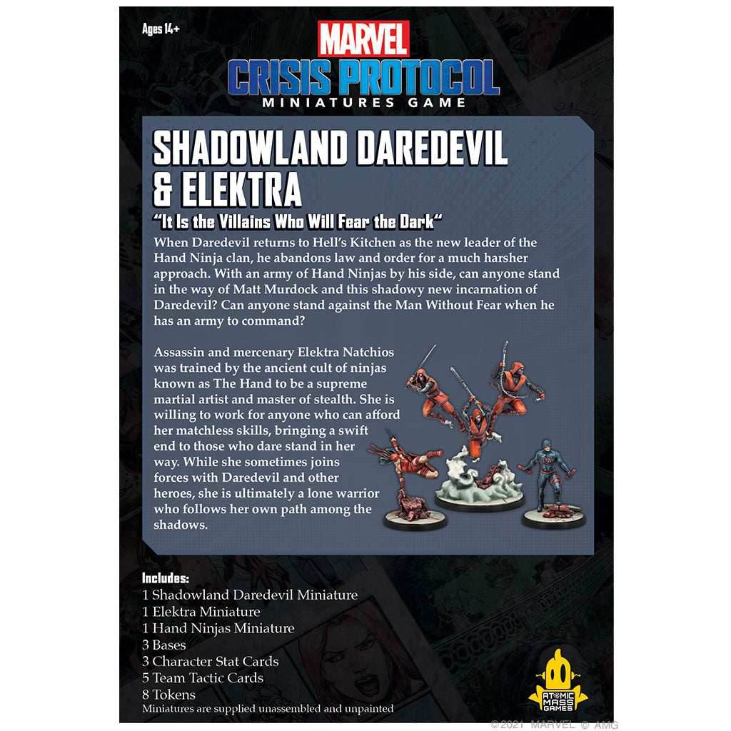 Marvel Crisis Protocol: Shadowland Daredevil & Elektra -