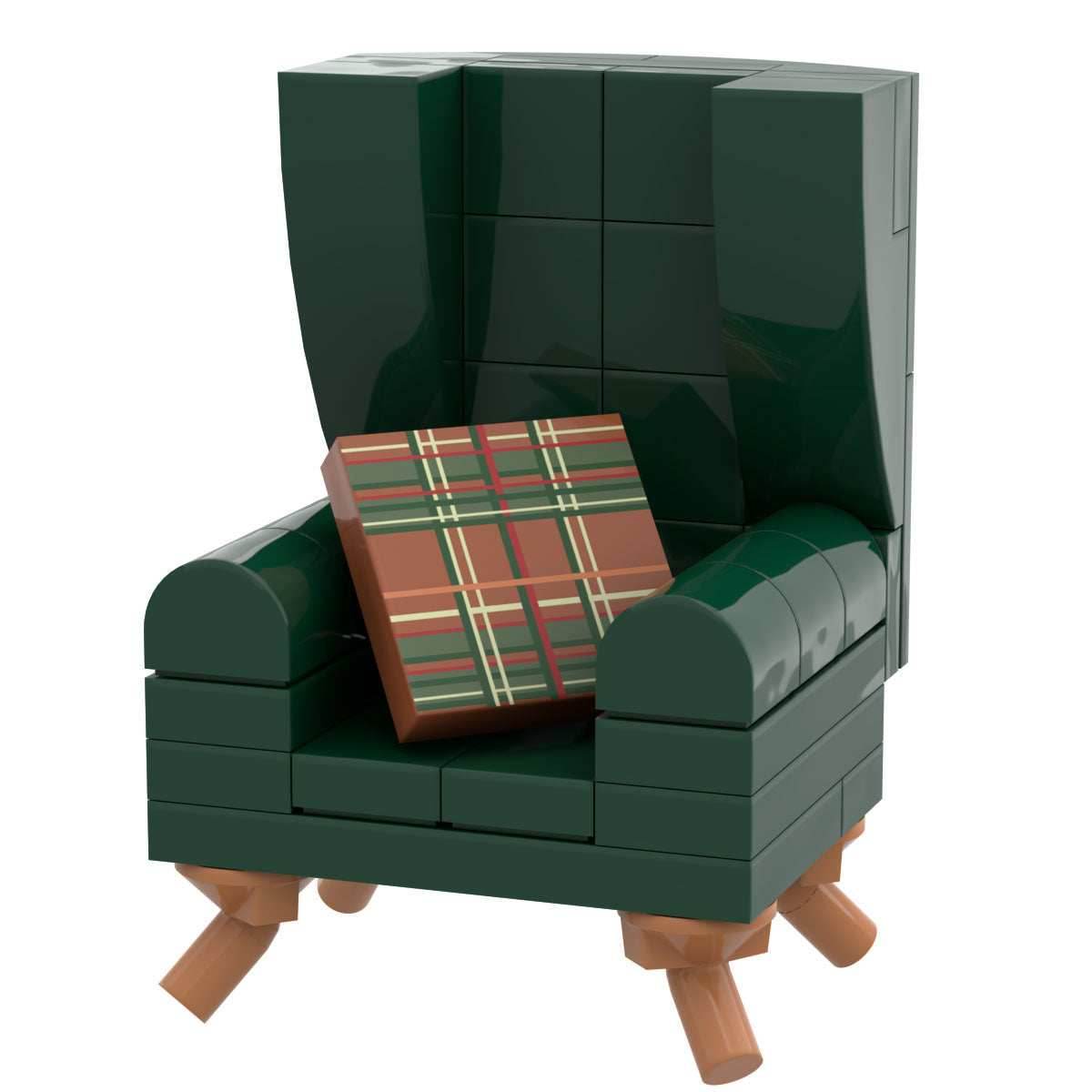 B3 Home Green Kelly Chair w/ Pillow - B3 Customs -