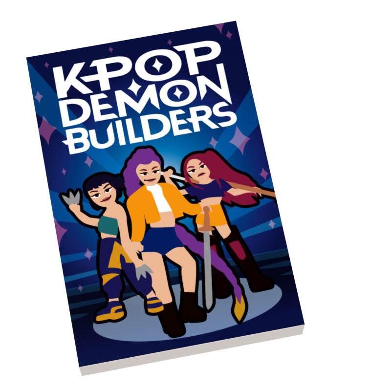 K-Pop Demon Builders Movie Cover (2x3 Tile) made using LEGO part -