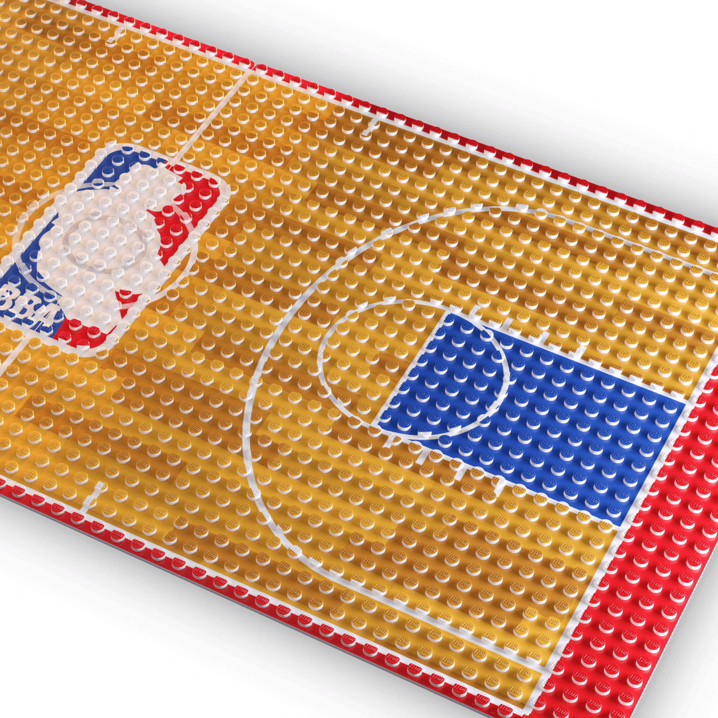 Basketball Court Baseplates made with LEGO parts -