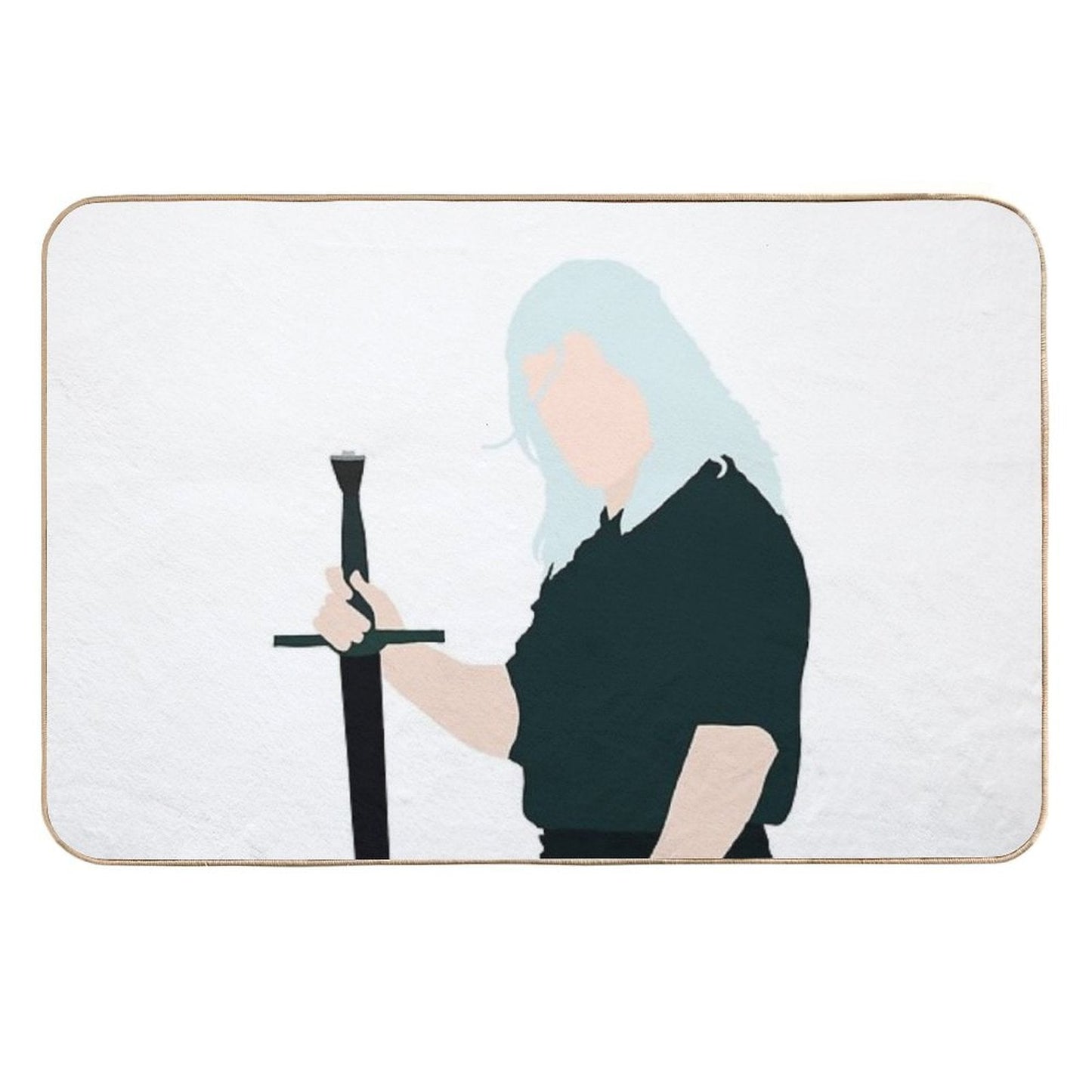 The Witcher Geralt of Rivia Dirt-Trapping Bath Mat