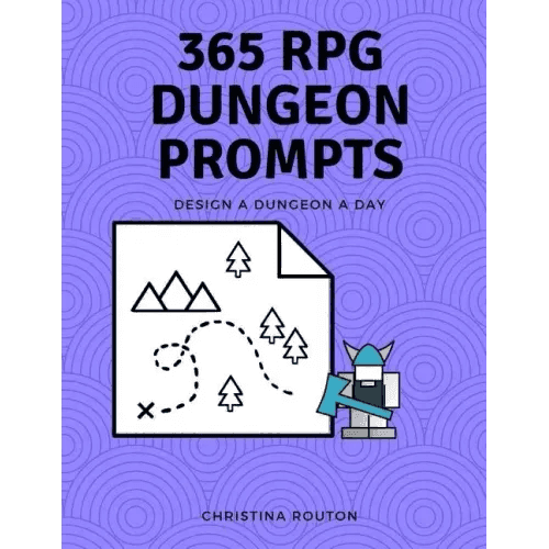 365 RPG Dungeon Prompts: Design a Dungeon a Day - Paperback -