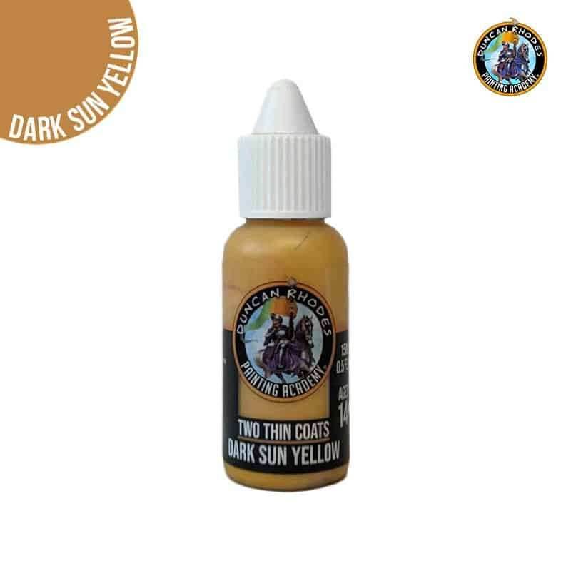 Two Thin Coats Shadow: Dark Sun Yellow -
