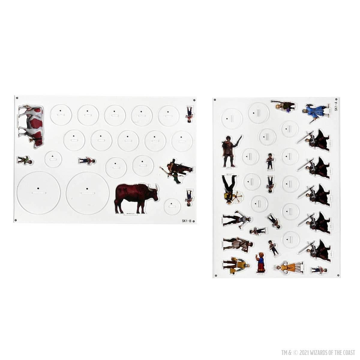 D&D: Idols of the Realms - Essentials 2D Miniatures - Sidekick Pack -