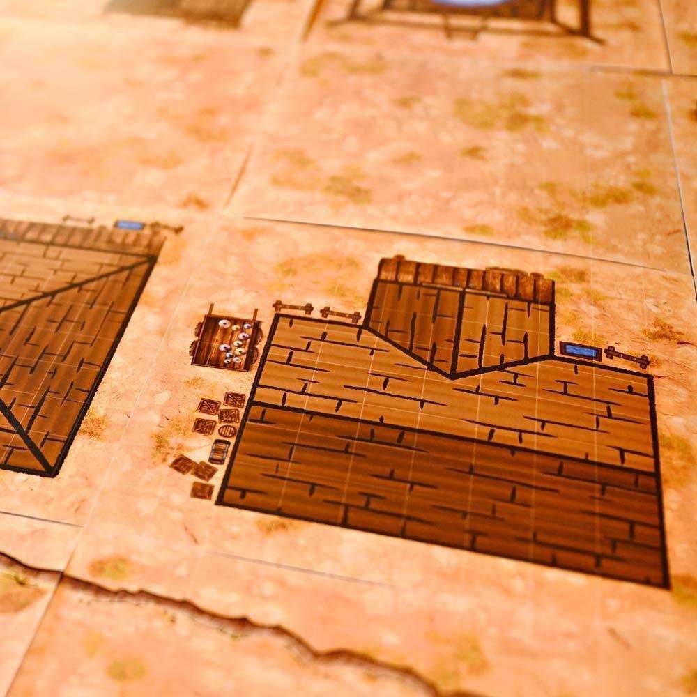 Modular Western Desert And Mine Tiles -