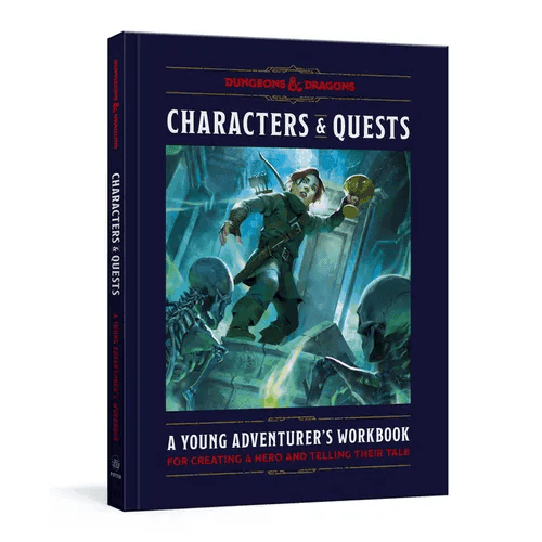 Characters & Quests (Dungeons & Dragons): A Young Adventurer's Workbook for Creating a Hero and Telling Their Tale - Hardcover -