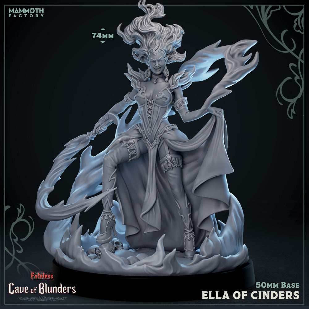 Ella of Cinders (Female Fire Fey) -