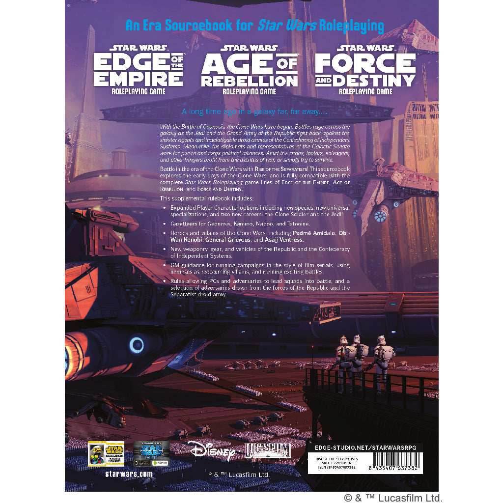 Star Wars Roleplaying: Rise of the Separatists -