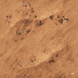 Star Wars: Legion - Jakku Game Mat -
