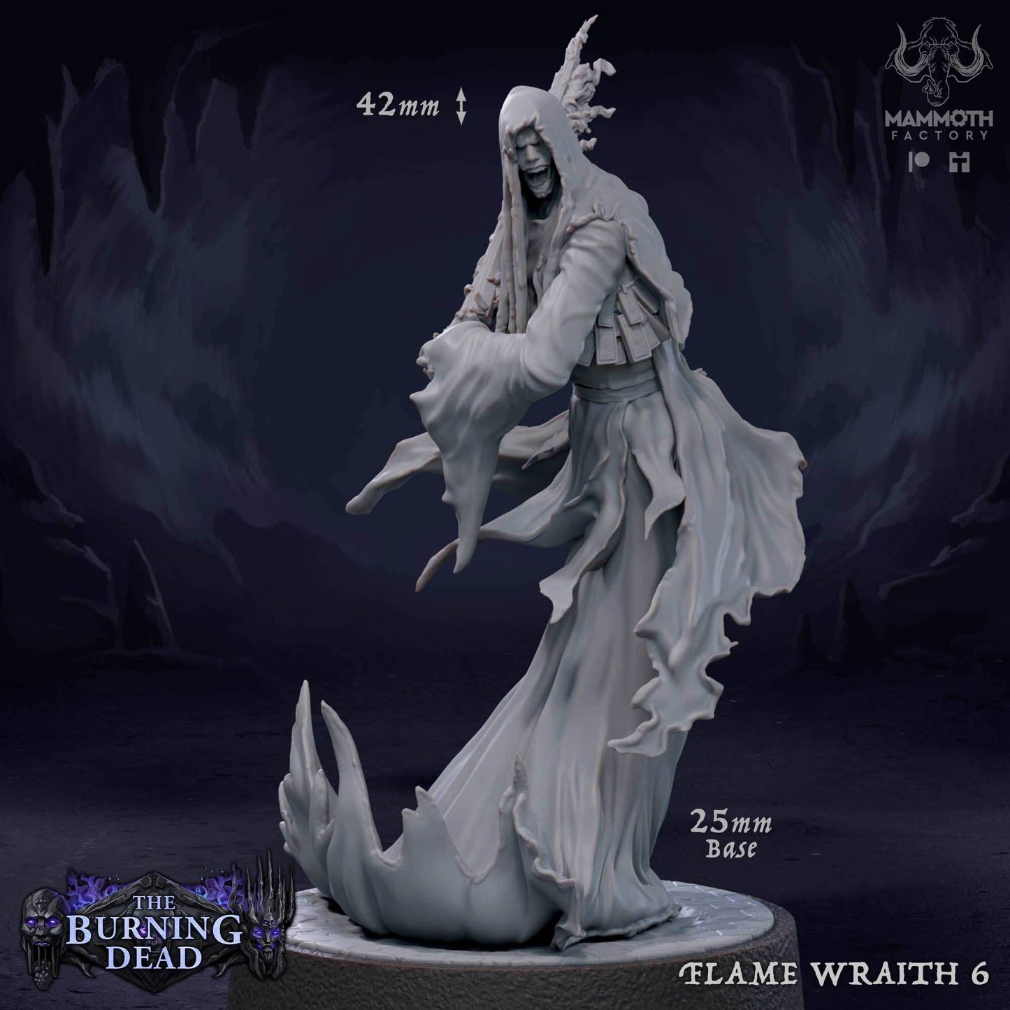 Flame Wraith: Sculpt 6 -