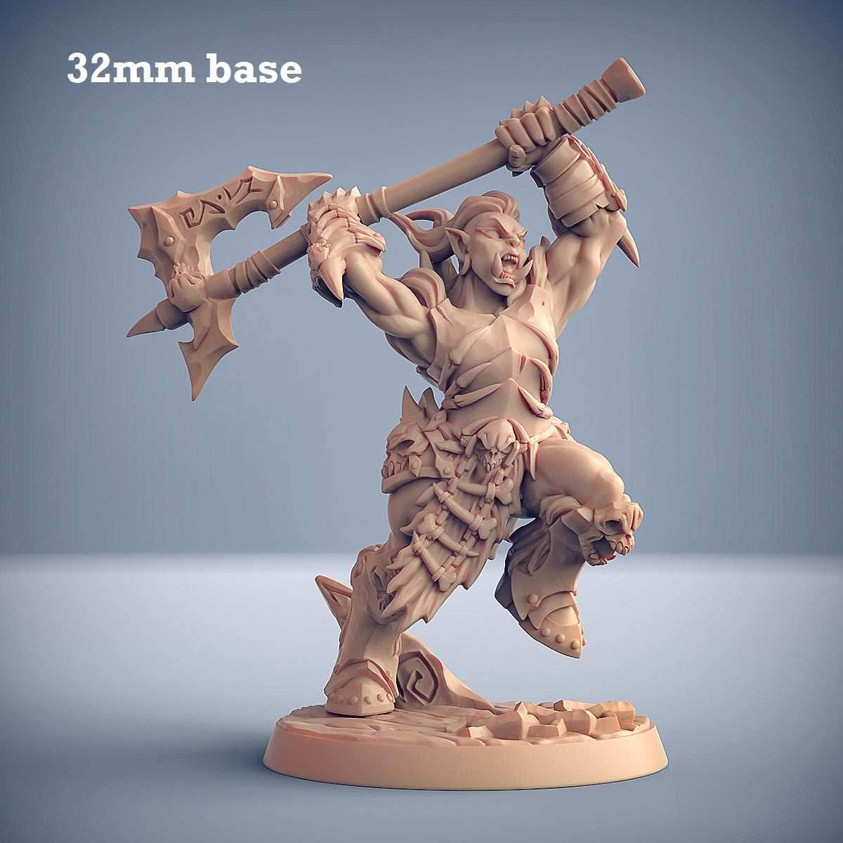 Frostmetal Orc: Sculpt E (Female Orc Barbarian) -