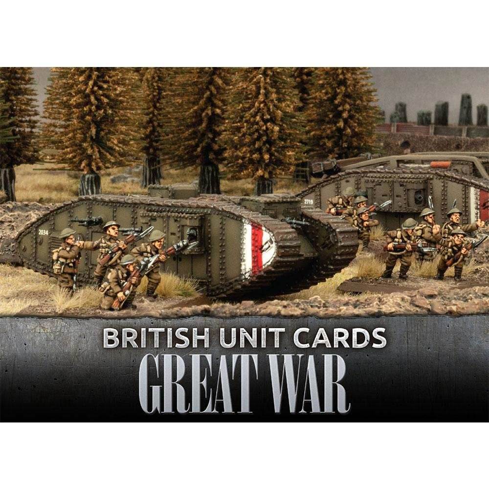 The Great War: British - Unit Cards -
