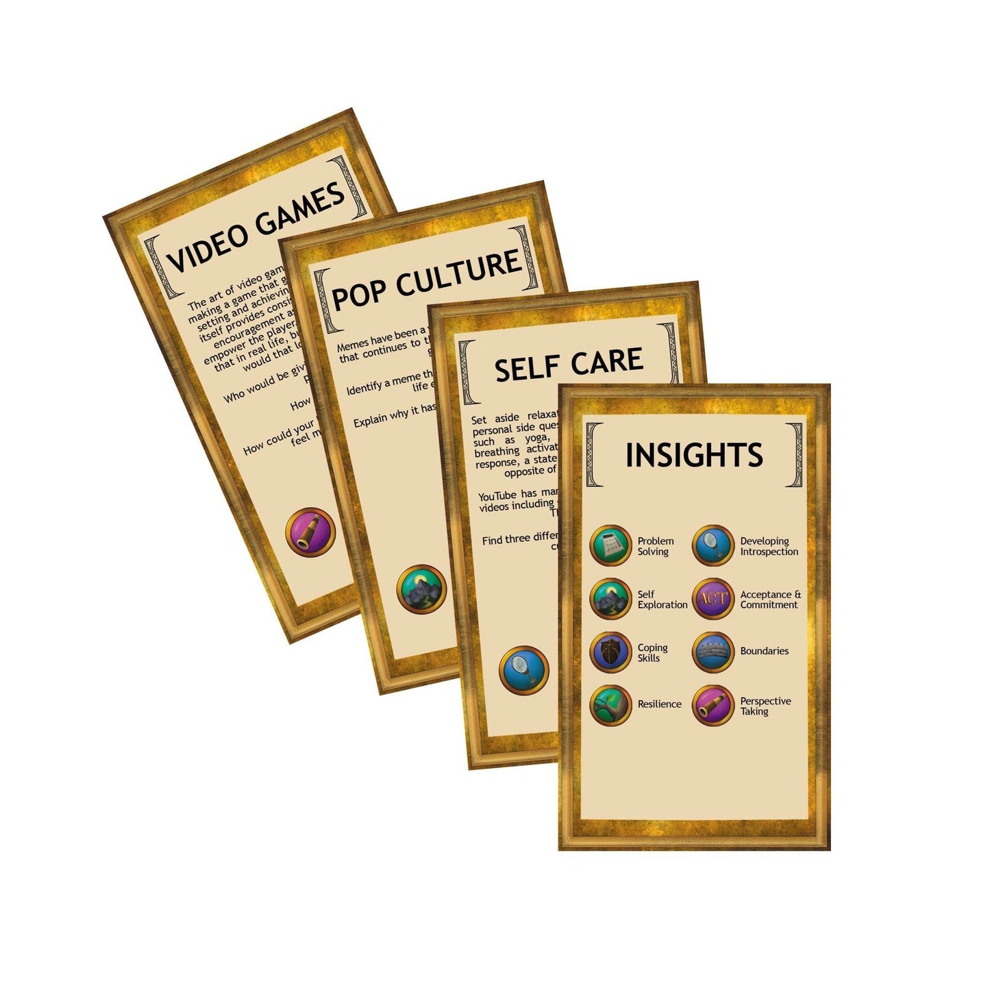 Geek Therapy Card Deck For Clients and Therapists -