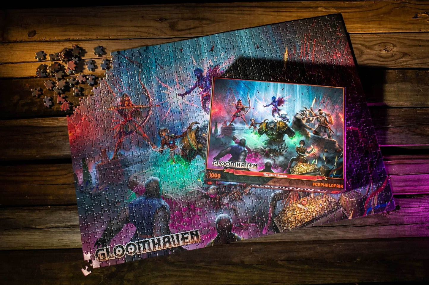 Gloomhaven 1000-Piece Puzzle: The Black Barrow -