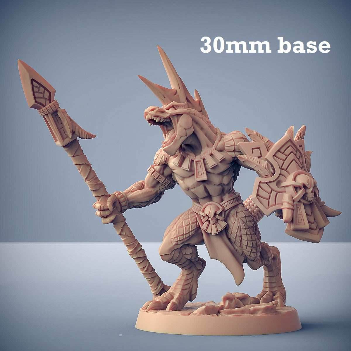 Goldmaw Lizard: Sculpt B (Male Lizardfolk Warrior) -