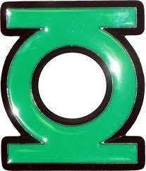 Green Lantern Cut-Out Logo Belt Buckle -