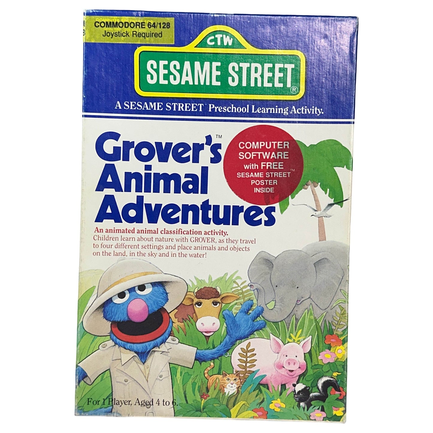 Grover's Animal Adventures - Commodore 64/128 -