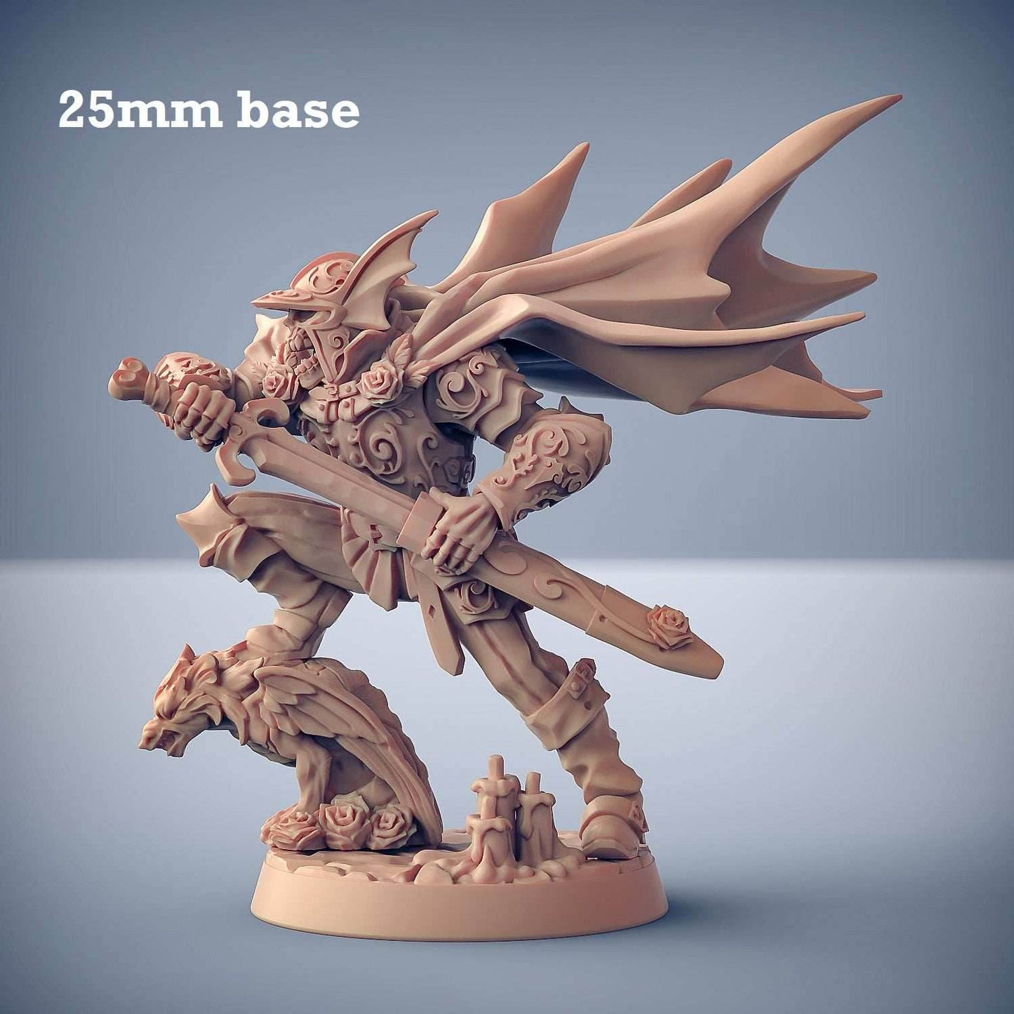 Harguul, Blade of the Roses (Male Skeleton Paladin) -