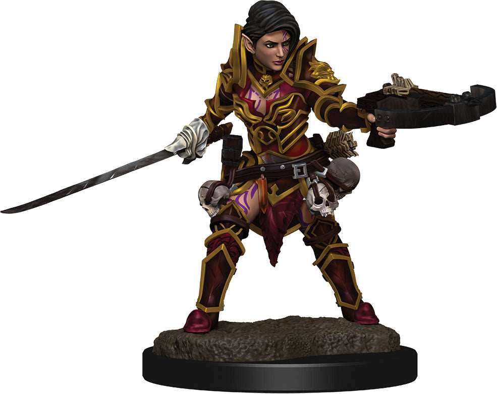 Pathfinder Battles: Female Half-Elf Swashbuckler -