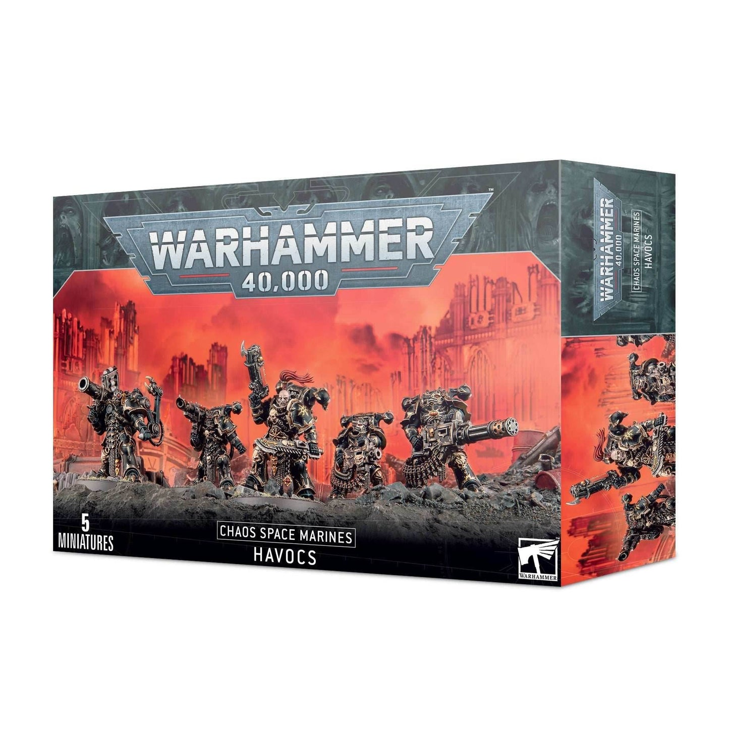 Warhammer 40K: Chaos Space Marines - Havocs -