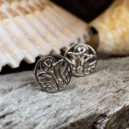 Rose Mackintosh Stud Earrings -