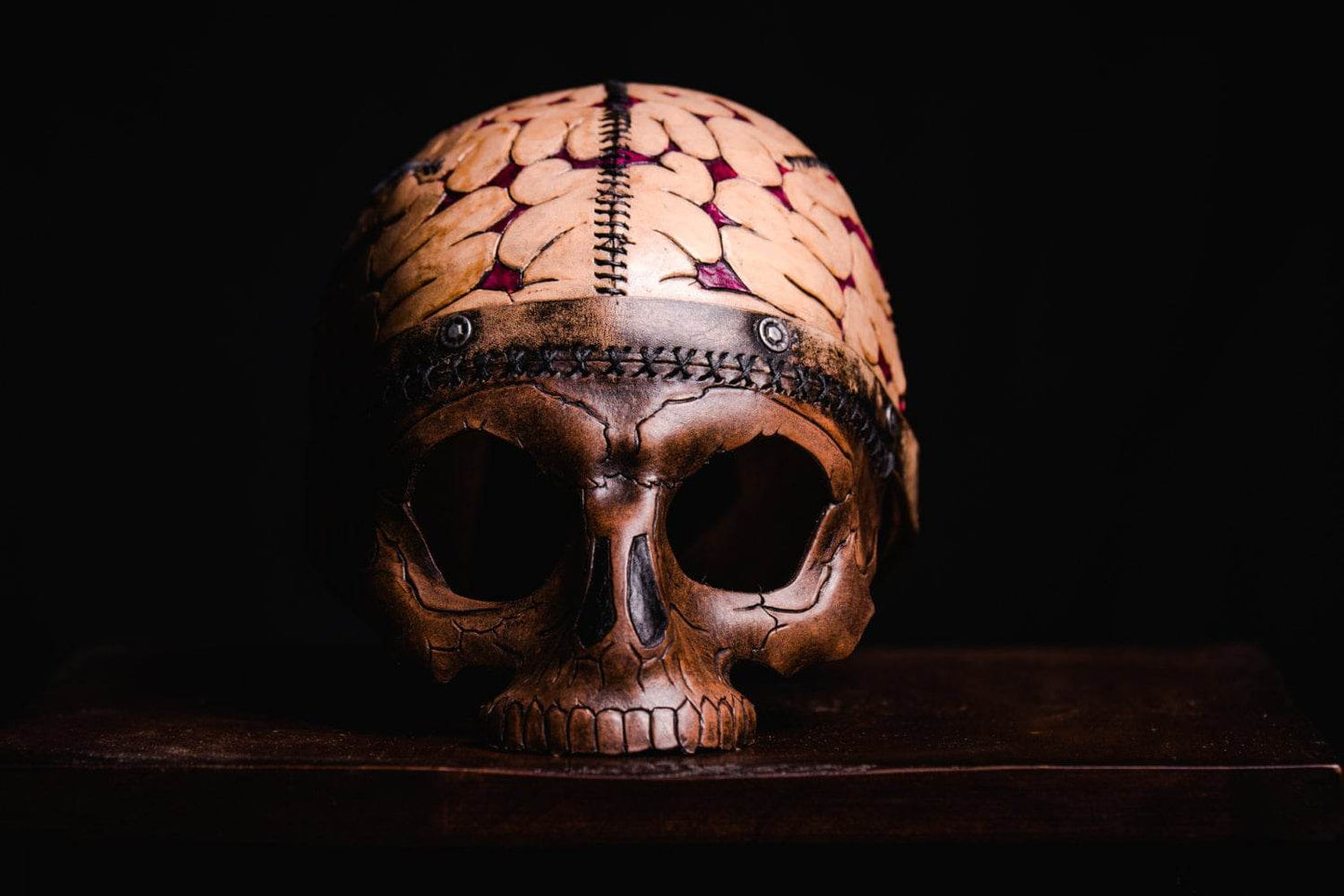 Frank's Brain Handmade Genuine Leather Mask -