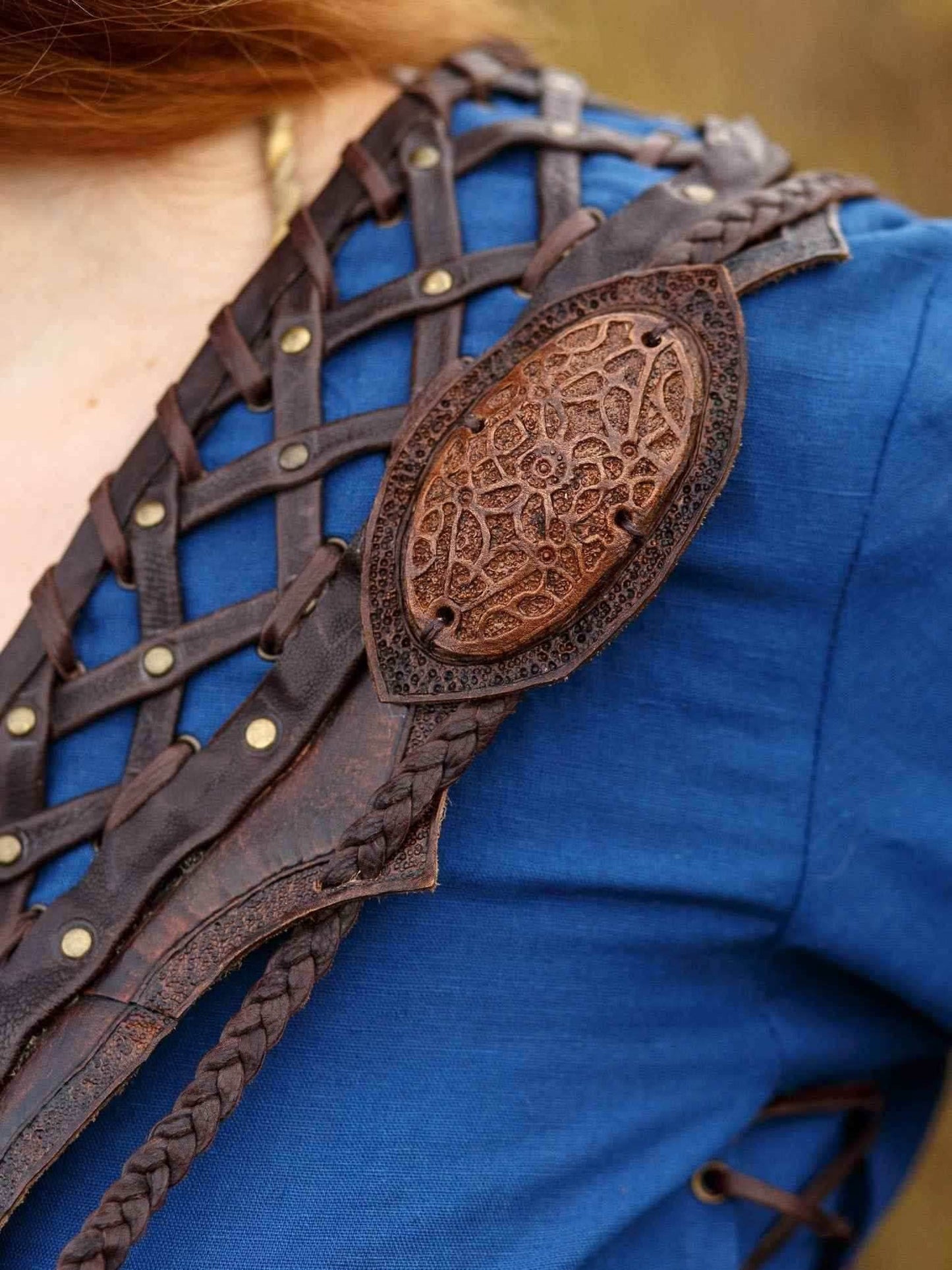 Lagertha leather breastplate (Vikings) - S