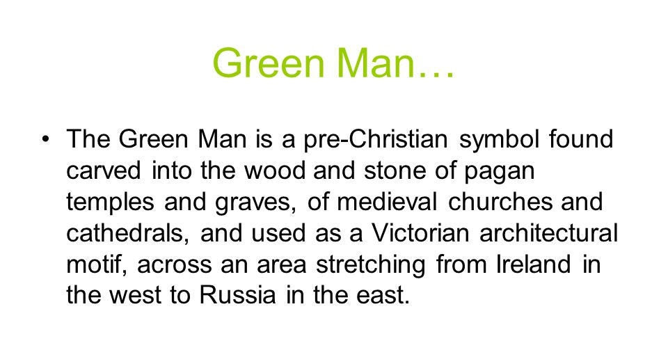 Celtic Oak Green Man Necklace