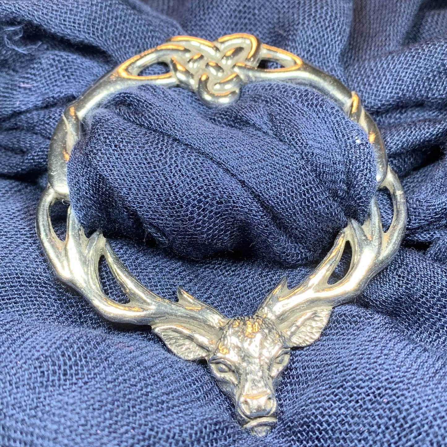 Woodland Stag Scarf Ring -