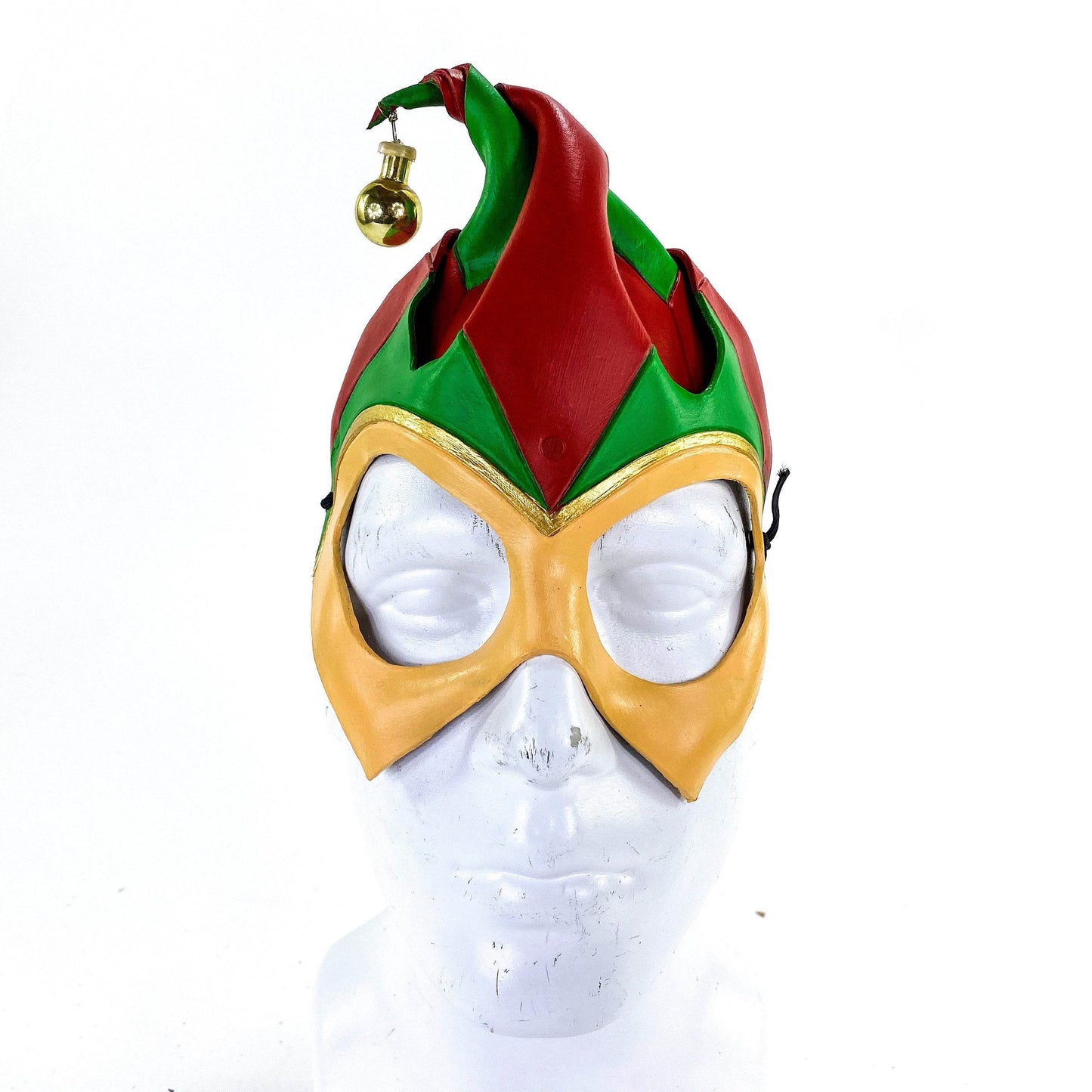Handmade Genuine Leather Elf Mask -