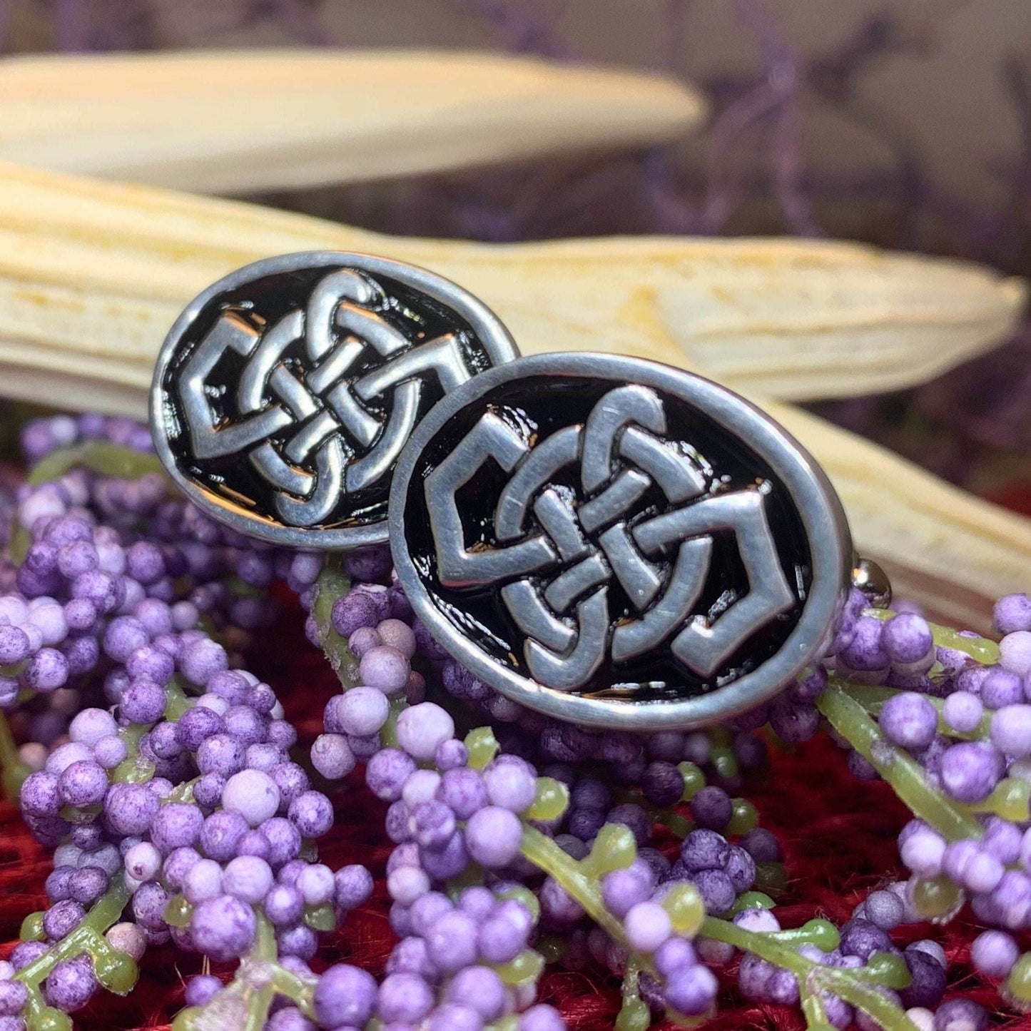 Celtic Fortune Knot Cuff Links -