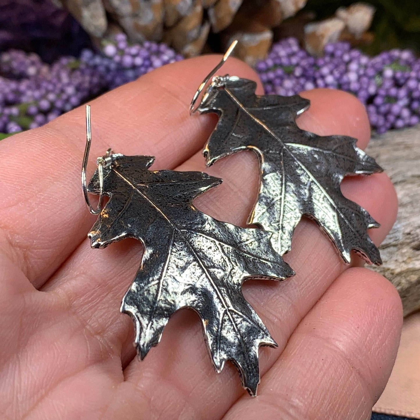 Oryena Oak Leaf Earrings -