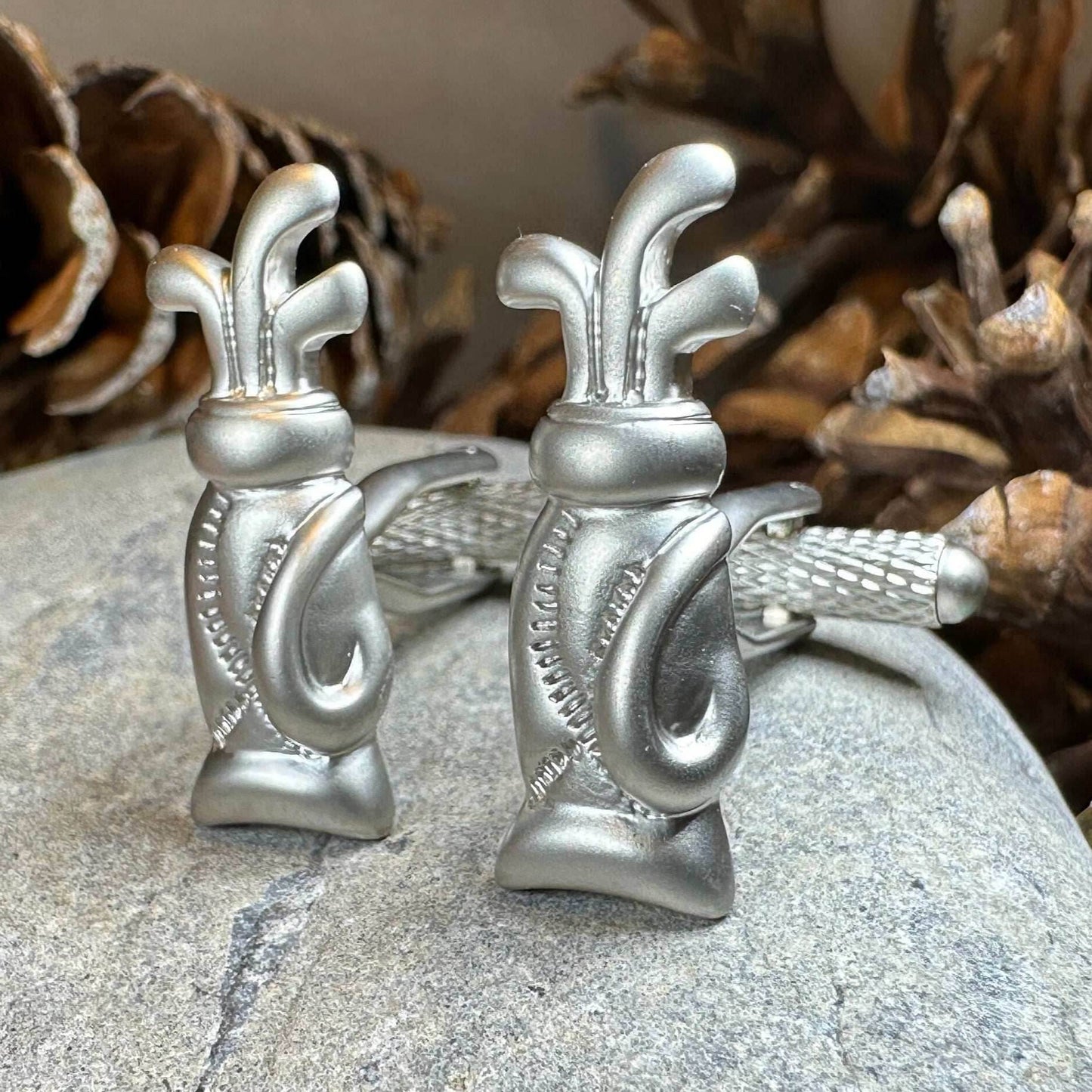 Golf Bag Cuff Links -