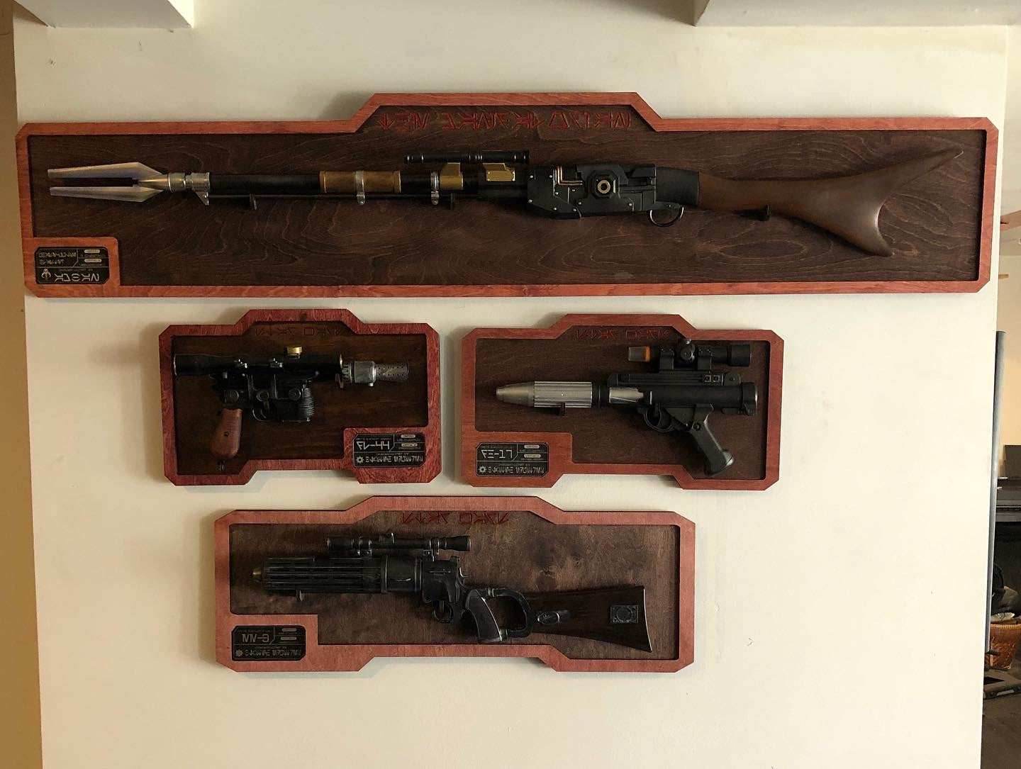 EE-3 Blaster Wood Wall Mount -