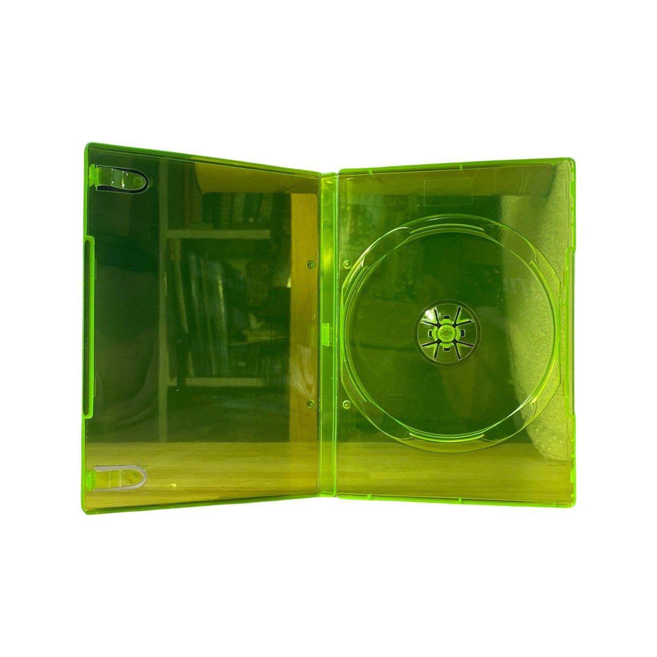 XBOX 360 Translucent Green Video Game Replacement Shell Storage Case -