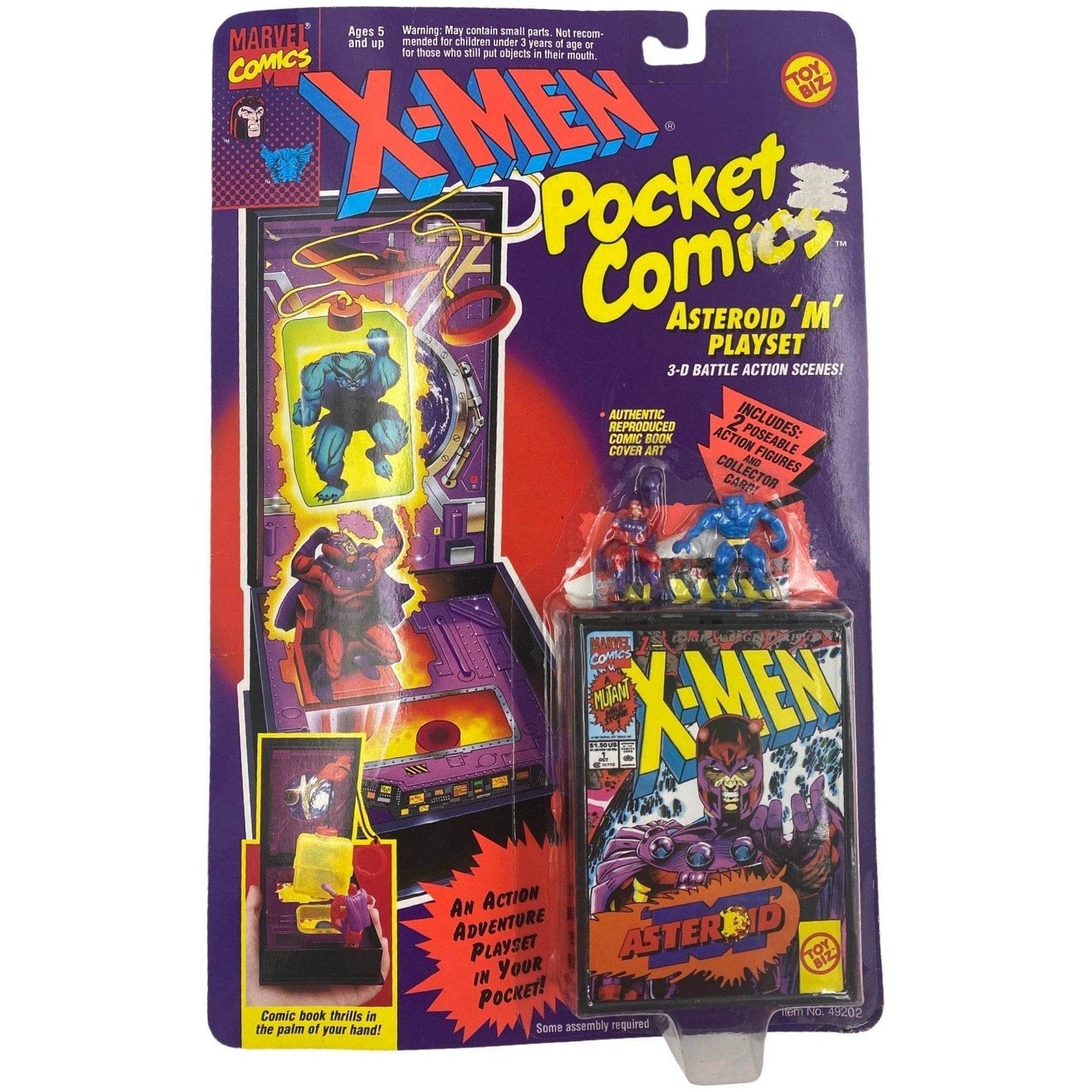 X-Men Pocket Comics Asteroid 'm' Playset -