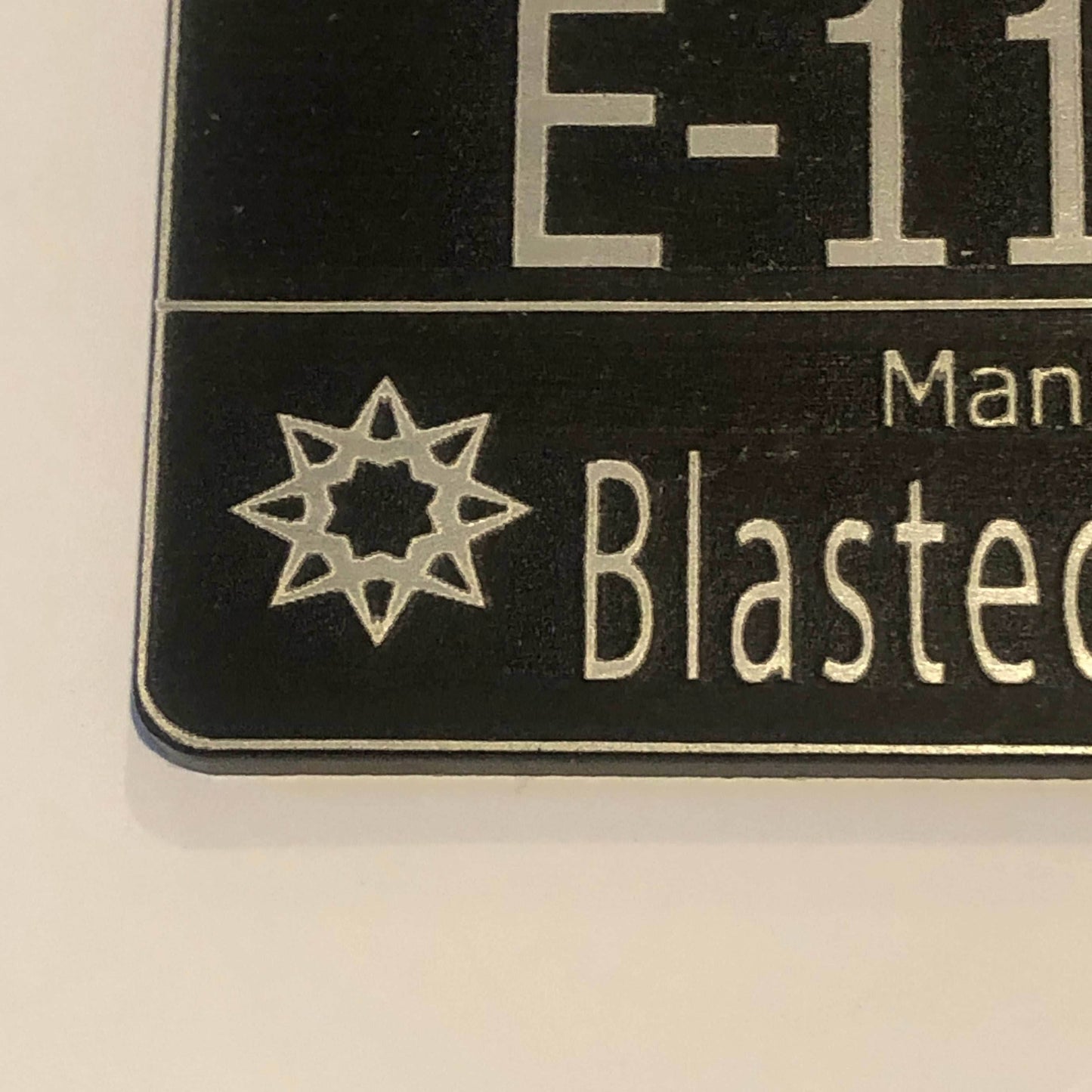 E-11 Star Wars Blaster Plaque -