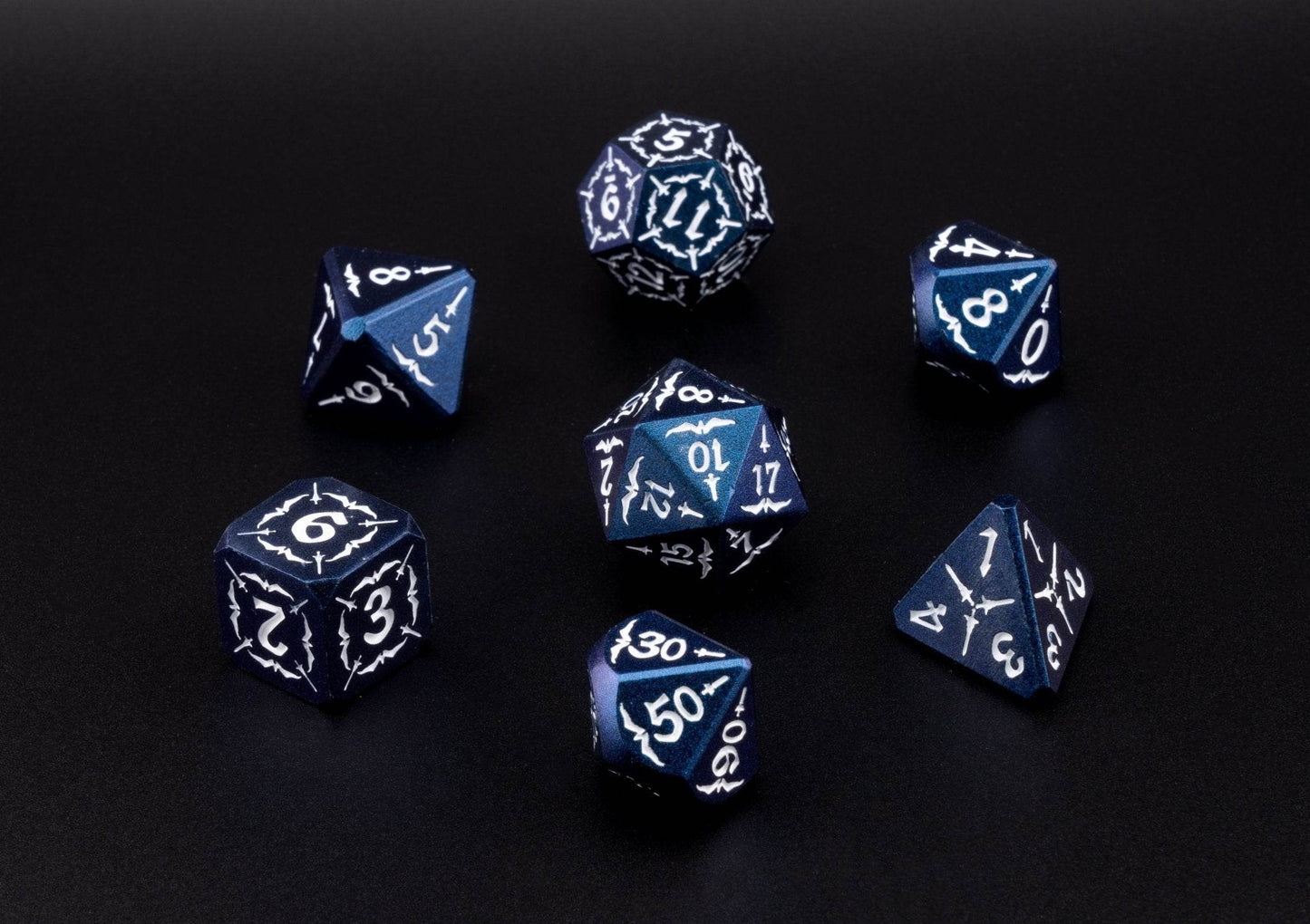 Indigo Moonrise Dice Set -