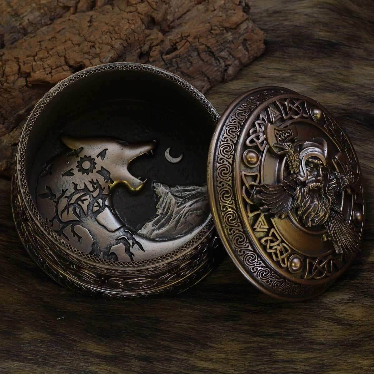 Viking Odin Jewelry Box -
