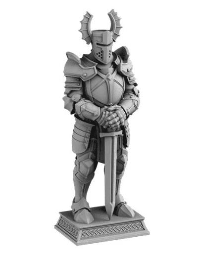 Knight Statue -