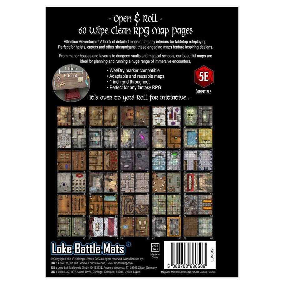 Book of Battle Mats: Rooms Vaults & Chambers -