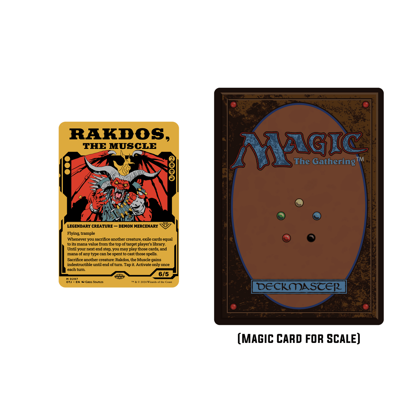 Magic: The Gathering - Rakdos, The Muscle AR Pin -