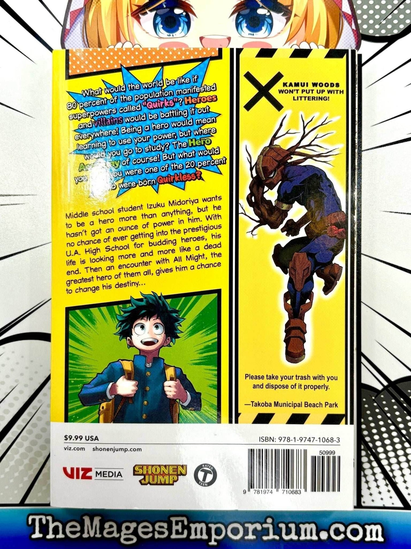 My Hero Academia Vol 1 Scholastic Alternate Cover -