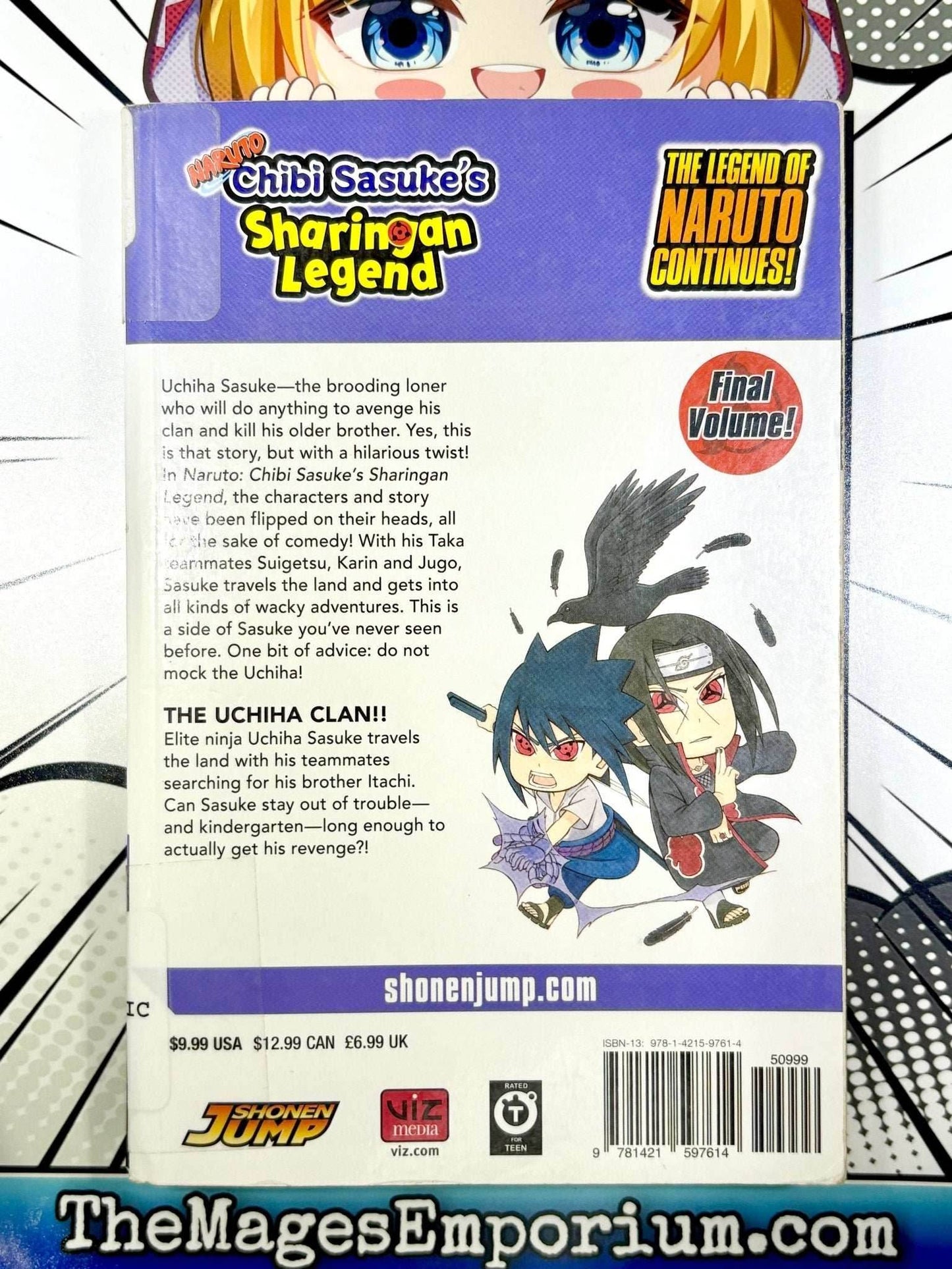 Naruto Chibi Sasuke's Sharingan Legend Vol 3 Ex Library -
