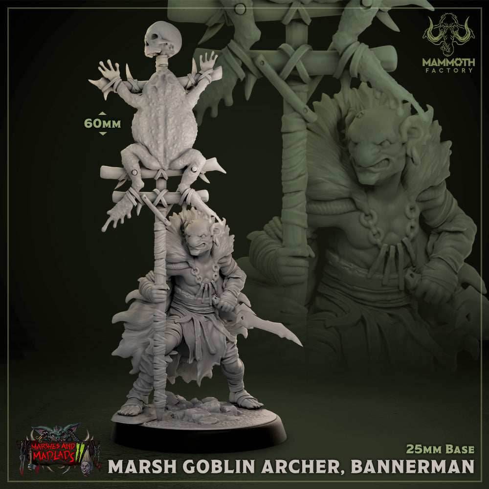 Marsh Goblin Archer Bannerman -