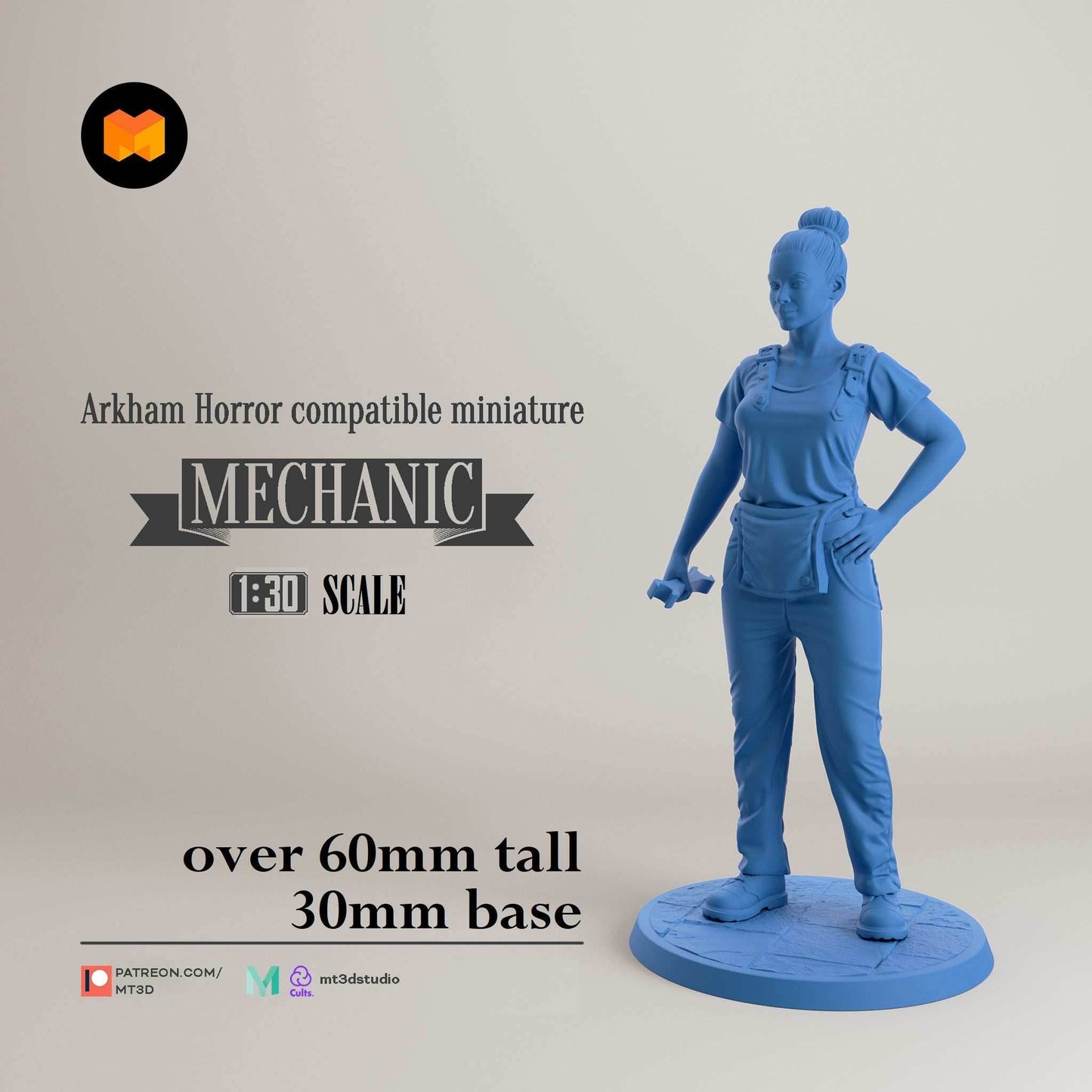 Arkham Compatible Investigator: The Mechanic (Daniela Reyes) -